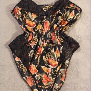 Vintage Silky 70’s Vibes Bodysuit